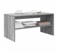 Tonture Meuble TV Sonoma Gris en Bois d'ingénierie 80x40x40 cm avec étagère et Rangement, Banc Multifonction pour Salon, Table Basse Design Moderne scandinave