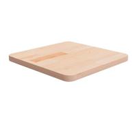 Tonture Plateau de table carré en bois de chêne massif - 40 x 40 x 2,5 cm - Non traité - Pour meubles, bricolage, plan de travail - Planche de cuisine stable et polyvalente - Pour bureau, salon, repas