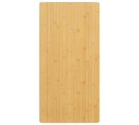 Tonture Plateau de table en bambou 40 x 80 x 2,5 cm - Plateau en bois massif avec surface laquée - Polyvalent comme pièce de rechange ou plateau de meuble DIY pour bureau, cuisine, salon, jeux et
