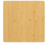 Tonture Plateau de table en bambou - 50 x 50 x 4 cm - Laqué - Plateau en bois massif - Pour remplacement ou bricolage - Accessoire de meubles pour bureau, cuisine, salon - Stable et polyvalent