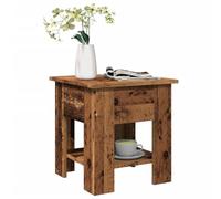 Tonture Table Basse Bois d'ingénierie 40x40x42 cm Vieux Bois avec Rangement, Plateau Stable pour Salon, Meuble appoint Console Chevet Design Industriel Moderne Vintage