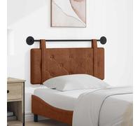 Tonture Tête de lit Suspendue Marron PU Antique avec Design capitonné, Panneau Mural rectangulaire pour Chambre Adulte ou Enfant, Support rembourré, Fixation Ajustable, décoration Moderne scandinave