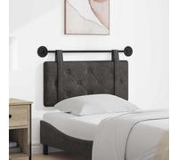 Tonture Tête de lit Suspendue Noire en PU Antique avec Design capitonné, Panneau Mural rectangulaire, Support rembourré pour Chambre Adulte ou Enfant, décoration Moderne scandinave
