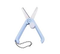 TONXX Ciseaux télescopiques Pliables, Mini Ciseaux, Petits Ciseaux artisanaux, en Acier Inoxydable avec Porte-clés pour Scrapbooking