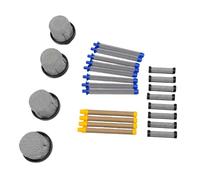 Tonysa 24 Pack Filtres de Pulvérisateur Sans Air | Plusieurs tailles de , entretien du pulvérisateur de peinture, plastique en acier inoxydable, rénovation d\'atelier,