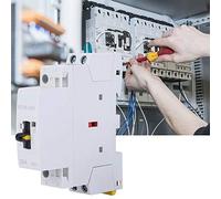 Tonysa BCH8-25M Contacteur AC Domestique 2P 25A 24V avec Fonction Manuelle, Ultra Silencieux et économe en énergie, 100 000 Cycles électriques, adapté au Contrôle du Moteur, Options 2NO 2NC 1NO1NC,