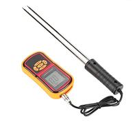 Tonysa Humidimètre à Grains avec écran LCD, Lectures Précises de | Coque en silicone souple, prend en charge Celsius Fahrenheit, mise hors tension automatique, avertissement de batterie faible
