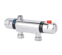 Tonysa Mitigeur Thermostatique avec Contrôle de Température, Vanne de | Acier inoxydable, Design compact, Clapet anti-retour de sécurité, Système de douche