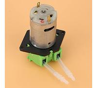 Tonysa Pompe Péristaltique, Pompe Doseuse 12V pour Laboratoire (2*4 green) | Auto-amorçant, fonctionnement CW et CCW, Maintenance facile, Analyse chimique, Applications biochimiques