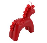 Tonysa Red Horse Bougie Parfumée pour Décoration de Maison (Parfum Rose) | Figurine de cheval décorative, arôme de rose, cire mélangée, ambiance relaxante, cadeau prêt