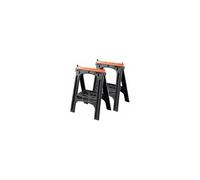 TOOD Lot de 2 tréteaux pliants 60x10x80 cm charge maximale 200 kg