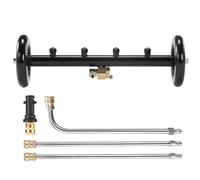 Tool Daily Nettoyeur sous Voiture Double Fonction pour Karcher K2-K7, 40cm | Nettoyeur de Dessous de Voiture avec 3 Rallonges de Lance, Nettoyeuse Sous Châssis, 4 Buses, Raccord Rapide 1/4", 280 bar