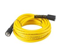 Tool Daily Tuyau pour Nettoyeur Haute Pression 7,5 m x 1/4", M22-14, 250bar | Flexible de Rechange, Kit de Raccord Rapide 3/8", Résistant aux Torsions, pour Nettoyeurs à Essence et Électriques