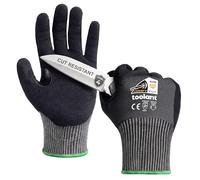 toolant Gants de travail A4 résistants aux coupures avec poignée - Gants de sécurité ultra fins pour la pêche, la sculpture sur bois, le jardinage - 1 paire - Taille S
