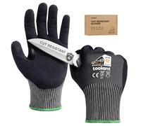 toolant Lot de 3 paires de gants de travail A4 résistants aux coupures avec poignée, gants de sécurité ultra fins pour la pêche, la sculpture sur bois, le jardinage, taille M