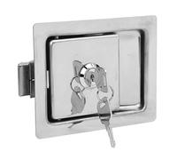 Toolbox Latch avec Design en Acier Inoxydable 304 | Montage encastré, deux clés incluses, structure robuste, intégration élégante, installation facile