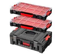 Toolbrothers RHINO Coffre à outils Set 2 RHINO L Coffre à outils ECO Basic + 2x RHINO L Organizer ECO Hauteur M Boîtes IP54