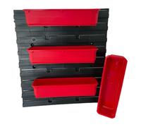 Toolbrothers RHINO Container Set Nr. 4 Paroi d'atelier avec 4 récipients pour L Organizer hauteur M+ / L et L Drawer 3