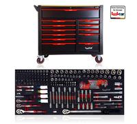Toolcar Jumbo Pro 12 Black Chariot d'atelier Chariot à outils Armoire à outils Outils