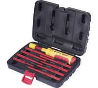 TOOLCRAFT 1~ 6 Nm VDE, pour électricien Set de tournevis lame réversible 9 pièces 1 - 6 Nm DIN 6789