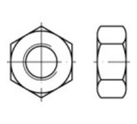 TOOLCRAFT 1065002 Écrou hexagonal M6 x 0,75 DIN 934 100 pc(s)