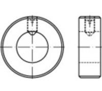 TOOLCRAFT 112481 Bague darrêt Diamètre extérieur: 25 mm M6 DIN 705 acier étamé par galvanisation 10 pc(s)