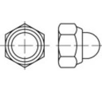 TOOLCRAFT 135413 Écrou borgne hexagonal M4 DIN 986 acier étamé par galvanisation 100 pc(s)
