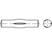 TOOLCRAFT 136485 Goupille cannelée bombée (Ø x L) 8 mm x 55 mm acier 100 pc(s)