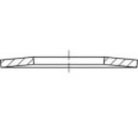 TOOLCRAFT 137283 Rondelle ressort Diamètre intérieur: 3.2 mm DIN 2093 Acier à ressort 200 pc(s)