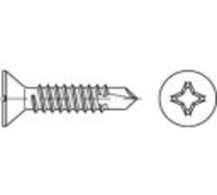 TOOLCRAFT 141525 Vis autoforeuse 6.3 mm 38 mm cruciforme DIN 7504 acier étamé par galvanisation 250 pc(s)