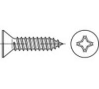 TOOLCRAFT 145219 Vis à tôle à têtes fraisées 3.5 mm 6 mm cruciforme DIN 7982 acier étamé par galvanisation 1000 pc(s)
