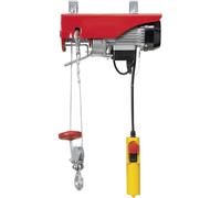 TOOLCRAFT 1550315 Palan électrique à câble Capacité de charge (avec poulie de renvoi) 250 kg Capacité de charge (sans poulie de renvoi) 125