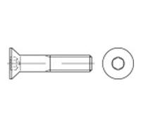 TOOLCRAFT 401632 Vis à tête fraisée M3 16 mm 6 pans intérieurs DIN 7991 ISO 10642 acier inoxydable 100 pc(s)