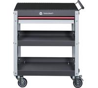 TOOLCRAFT 553942 Chariot de service Couleur: gris, gris clair, rouge