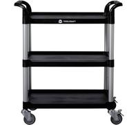 TOOLCRAFT 88 70 91 Chariot de service aluminium, plastique Couleur du fabricant: aluminium (naturel), noir