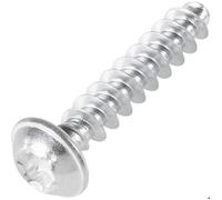 TOOLCRAFT 88202 Vis autotaraudeuse pour plastique 2.2 mm 6 mm profil Torx acier galvanisé 100 pc(s)