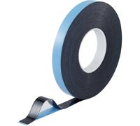 Toolcraft Ruban adhésif double-face 93038c186 Bleu/Noir 30 m x 20 mm 1 pc