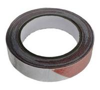 TOOLCRAFT ANST259M-RW Ruban adhésif d'avertissement ANST259M-RW rouge, blanc (L x l) 9 m x 25 mm