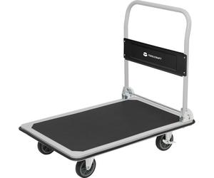 TOOLCRAFT Chariot à main pliable, blocage Acier, PP, polyuréthane thermoplastique Charge (max.) : 150 kg