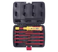 Toolcraft ynamométrique, 0.5-3 Nm VDE, Elektriker Drehmoment-Schraubendreher-Set 9teilig (1/4", 0.50 - 3 Nm)