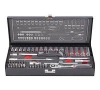 Toolcraft Jeu de clés à douille métrique 1/4 (6,3 mm) 45 pièces 826386