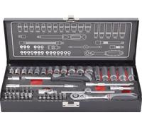 TOOLCRAFT Jeu de clés à douille métrique 1/4\ (6.3 mm) 45 pièces 826386
