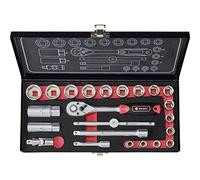 TOOLCRAFT Jeu de clés à douille métrique 3/8 (10 mm) 23 pièces 826373