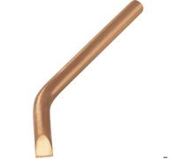 Toolcraft Panne de fer à souder KB-100 – forme de burin coudée, panne 10 mm, 145 mm – 1 pc
