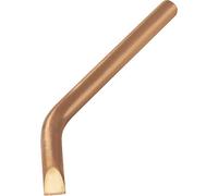 Toolcraft Panne de fer à souder KB-100 – forme de burin coudée, panne 10 mm, 145 mm – 1 pc