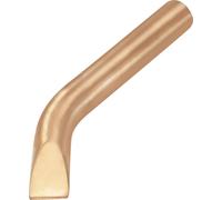 TOOLCRAFT KB-200 Panne de fer à souder forme de burin, coudée Taille de la panne 19.5 mm Longueur de la panne 130 mm Contenu