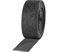 TOOLCRAFT KL25X2500C Lot de 2 bandes Velcro à monter - Partie adhésive et moelleuse (L x l) 2500 mm x 25 mm - Noir