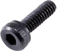 TOOLCRAFT M2 x 6mm TO-5661774 Vis cylindrique M2 6 mm 6 pans intérieurs DIN 912 acier 100 pc(s)