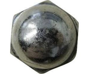 Toolcraft - M3 D1587-stahl:a2k 194786 écrou Borgne Hexagonal M3 Din 1587 Acier Galvanisé 10 Pc(s)