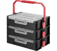 TOOLCRAFT Mallette de rangement (L x l x H) 230 x 185 x 70 mm Nombre de